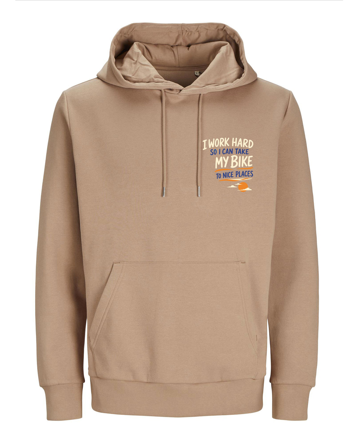 Work hard to Ride my Bike – Hoodie 300g/m - Verschillende kleuren