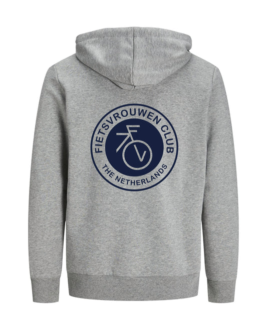 Fietsvrouw Club Logo – Vest – Grijs