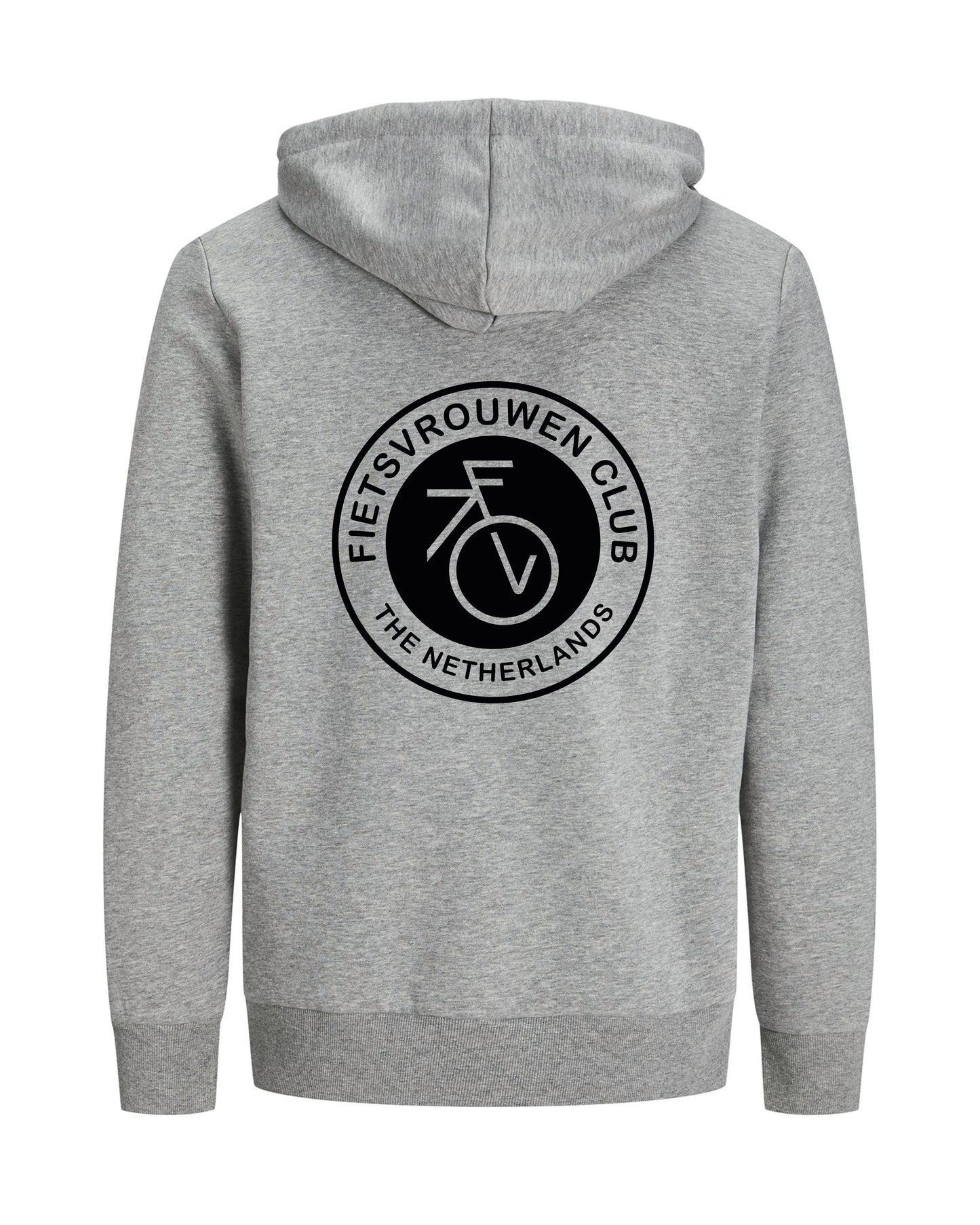 Fietsvrouw Club Logo – Vest – Grijs
