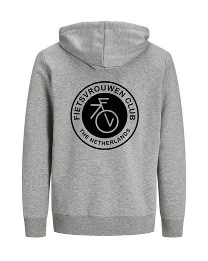 Fietsvrouw Club Logo – Vest – Grijs