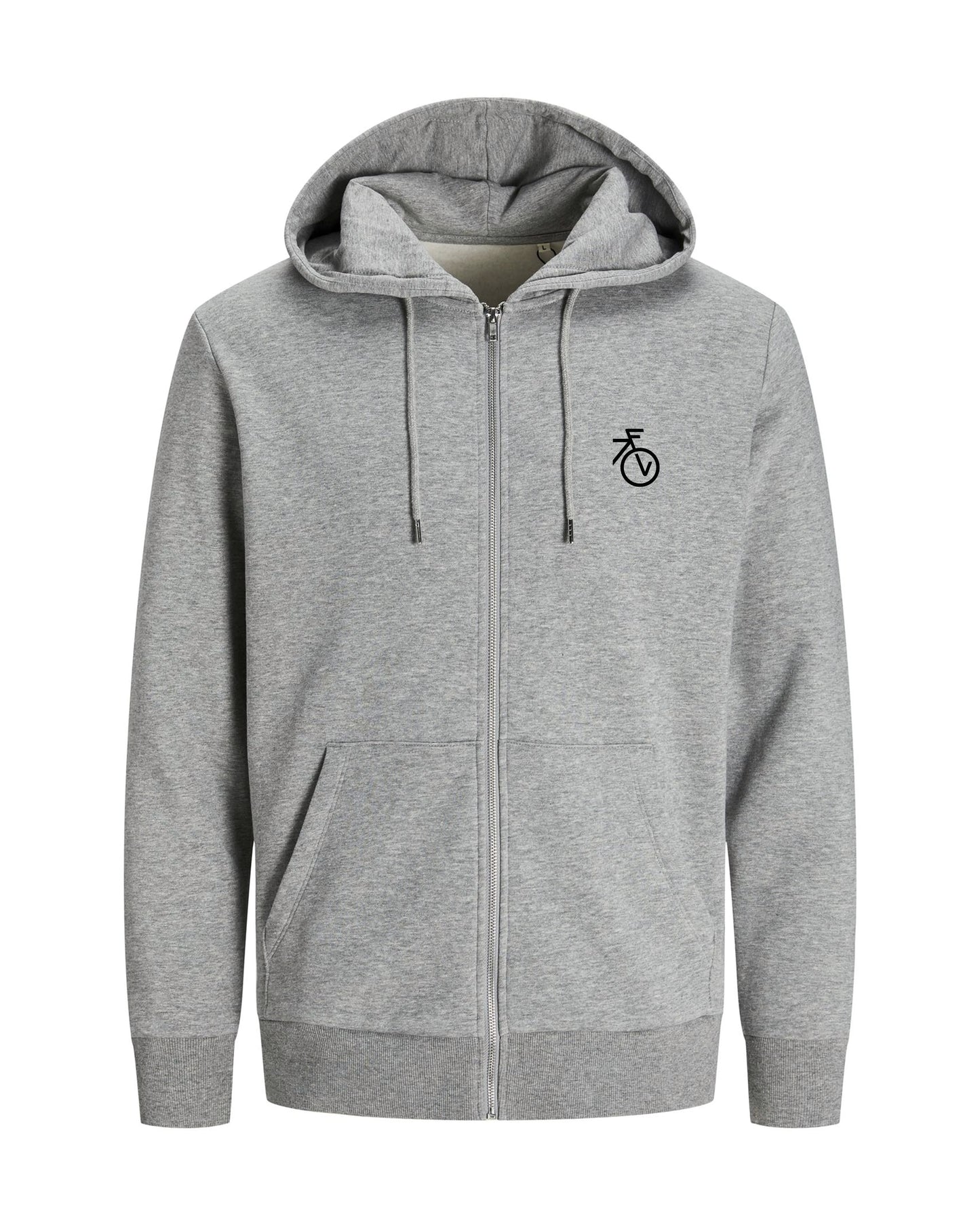 Fietsvrouw Club Logo – Vest – Grijs
