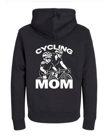 CyclingMom - Zwart Hoodie 400 g/m²