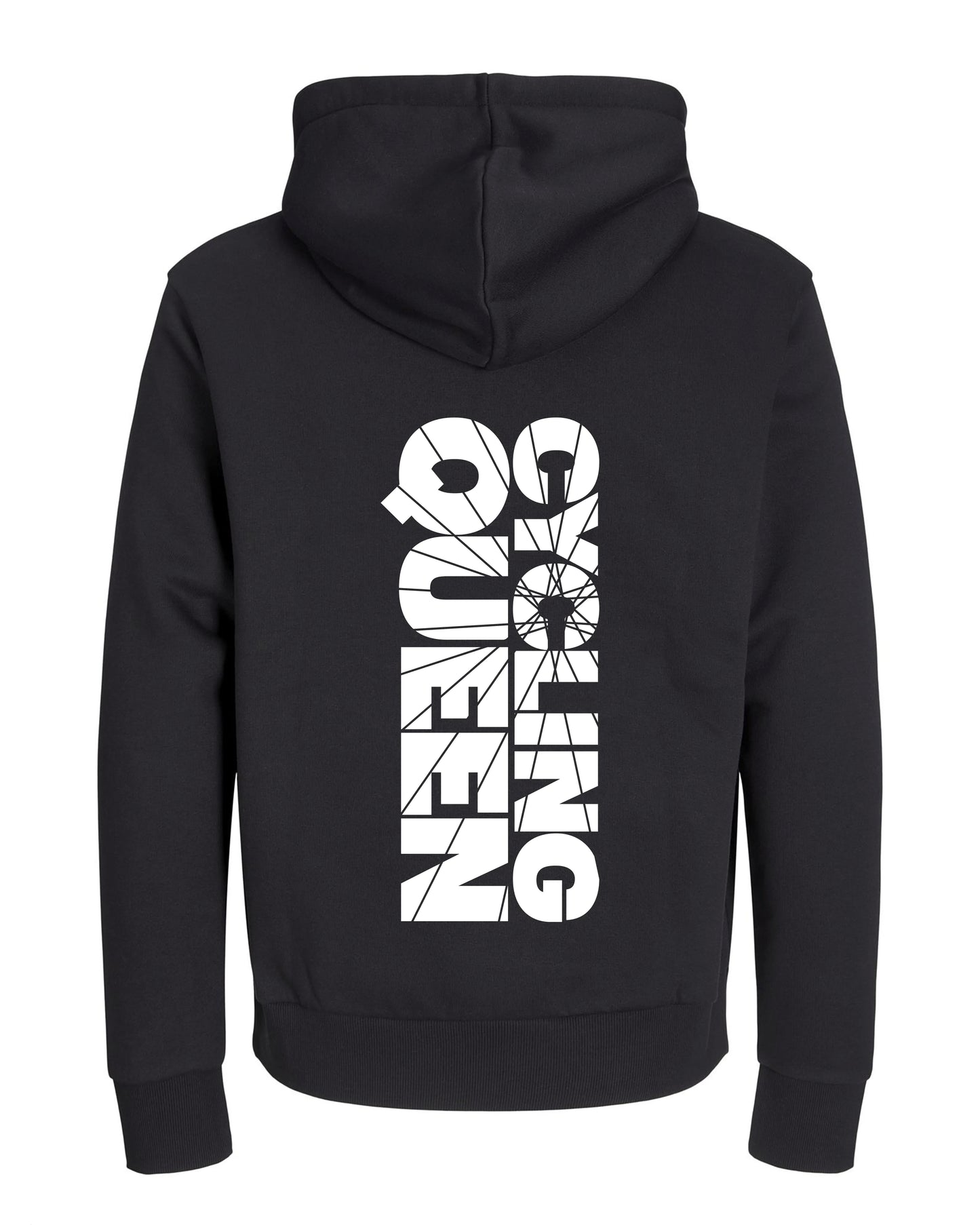 CyclingQueen - Zwart Hoodie