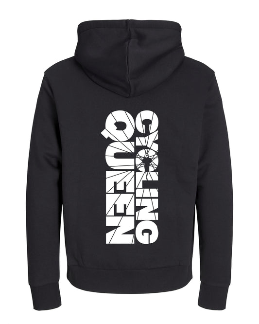 CyclingQueen - Zwart Hoodie