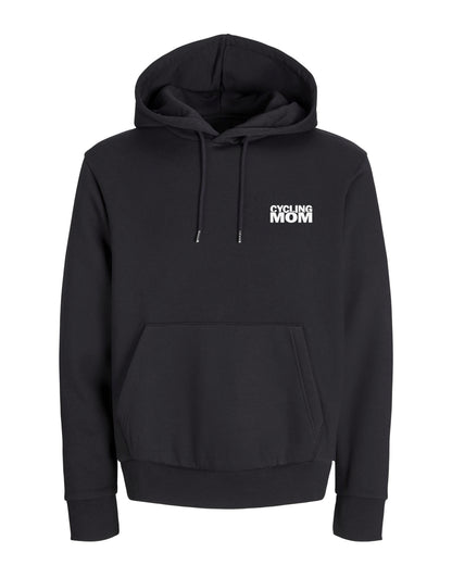 CyclingMom - Zwart Hoodie 400 g/m²