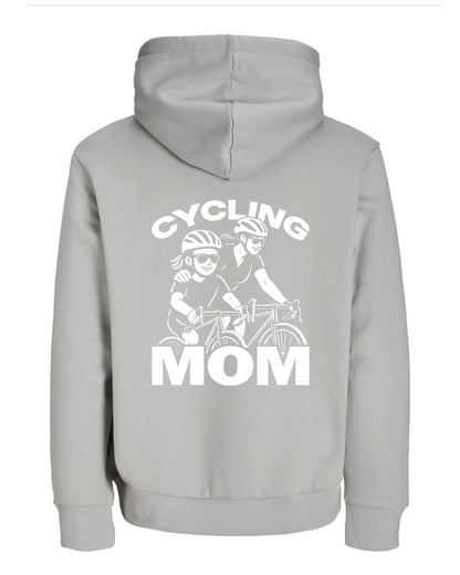 CyclingMom - Grijs Hoodie 400 g/m²