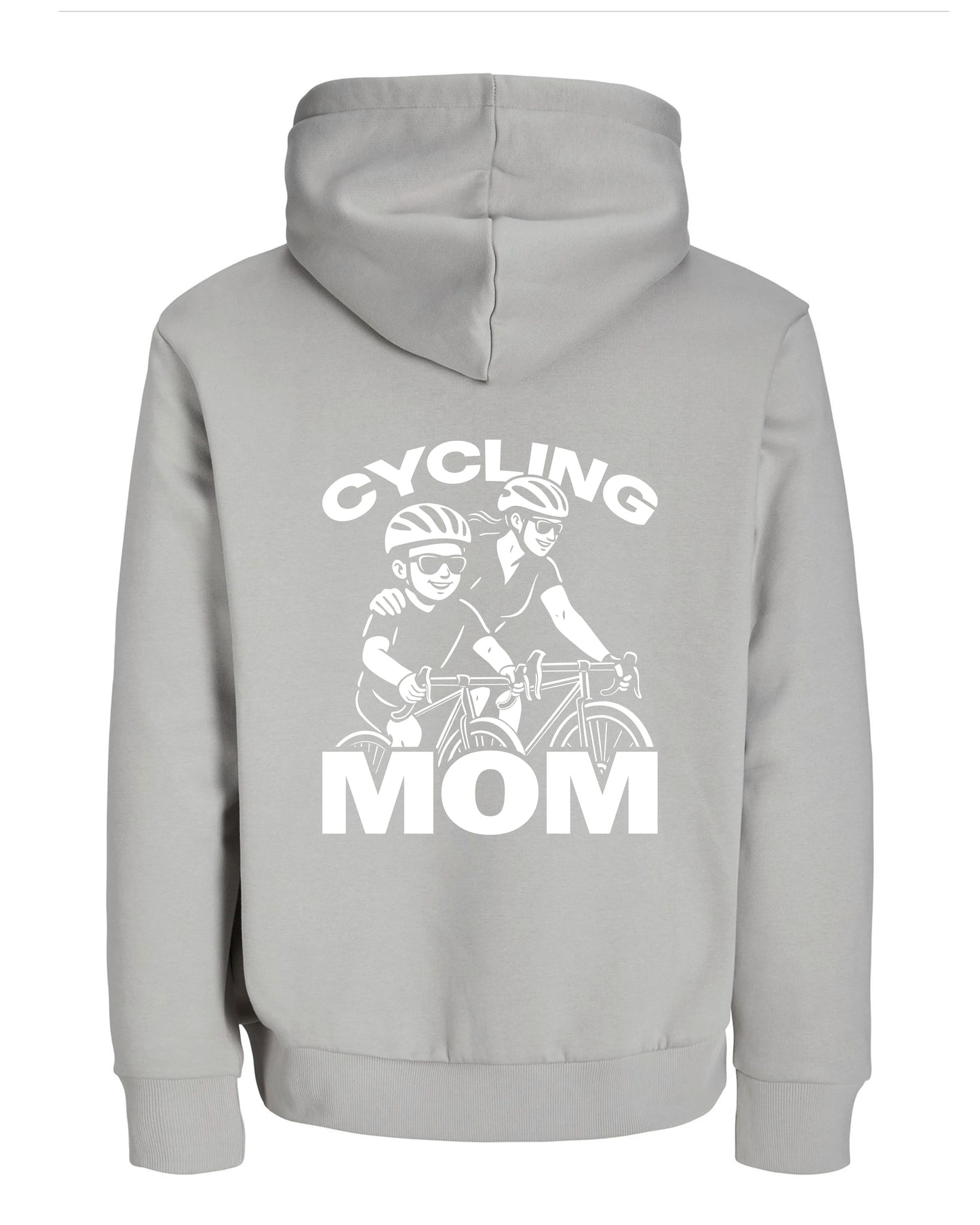 CyclingMom - Grijs Hoodie 400 g/m²