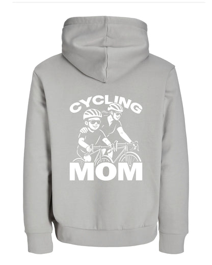 CyclingMom - Grijs Hoodie 400 g/m²