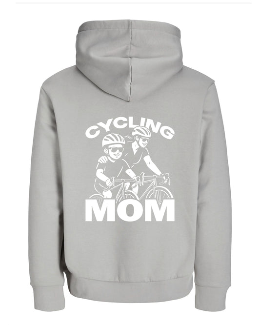 CyclingMom - Grijs Hoodie 400 g/m²