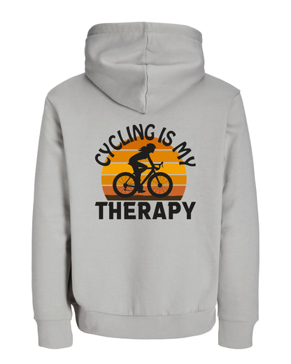 CyclingIsMyTherapy - Grijs Hoodie