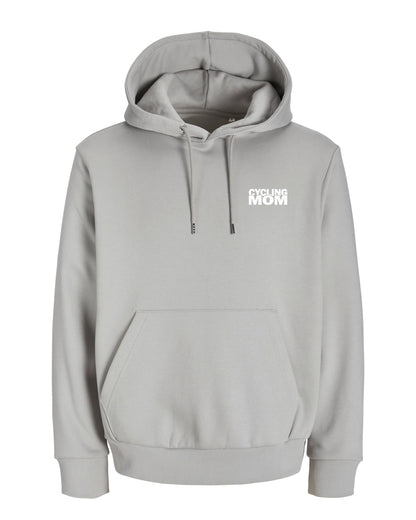 CyclingMom - Grijs Hoodie 400 g/m²