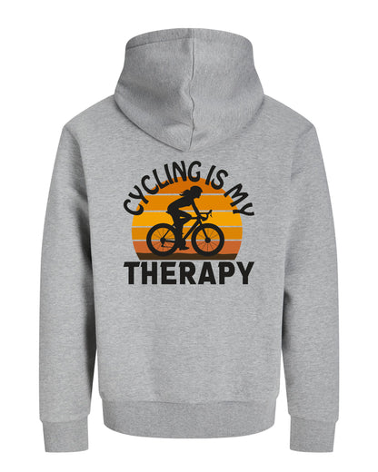 CyclingIsMyTherapy - Grijs Hoodie