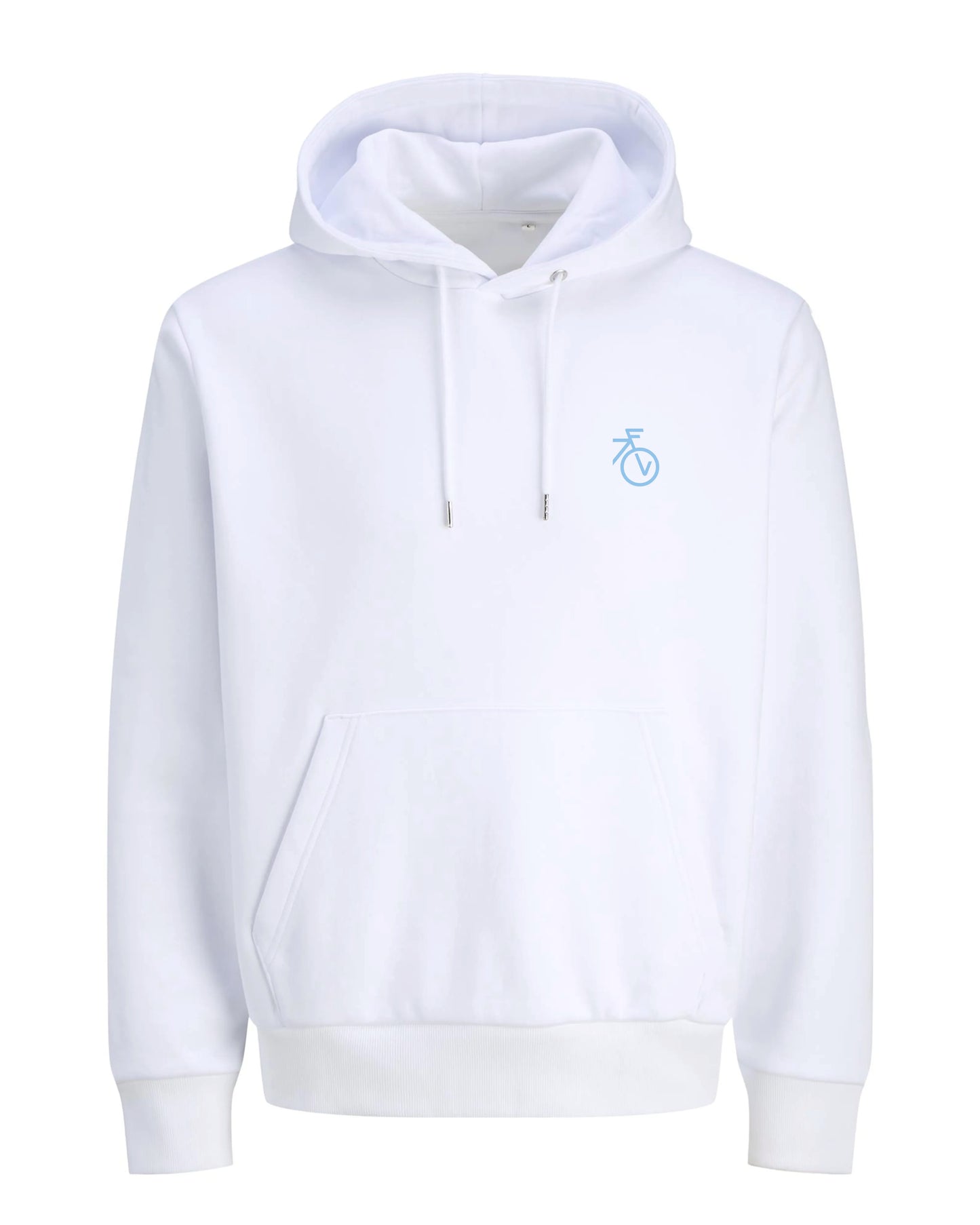 CyclingQueen - Wit Hoodie