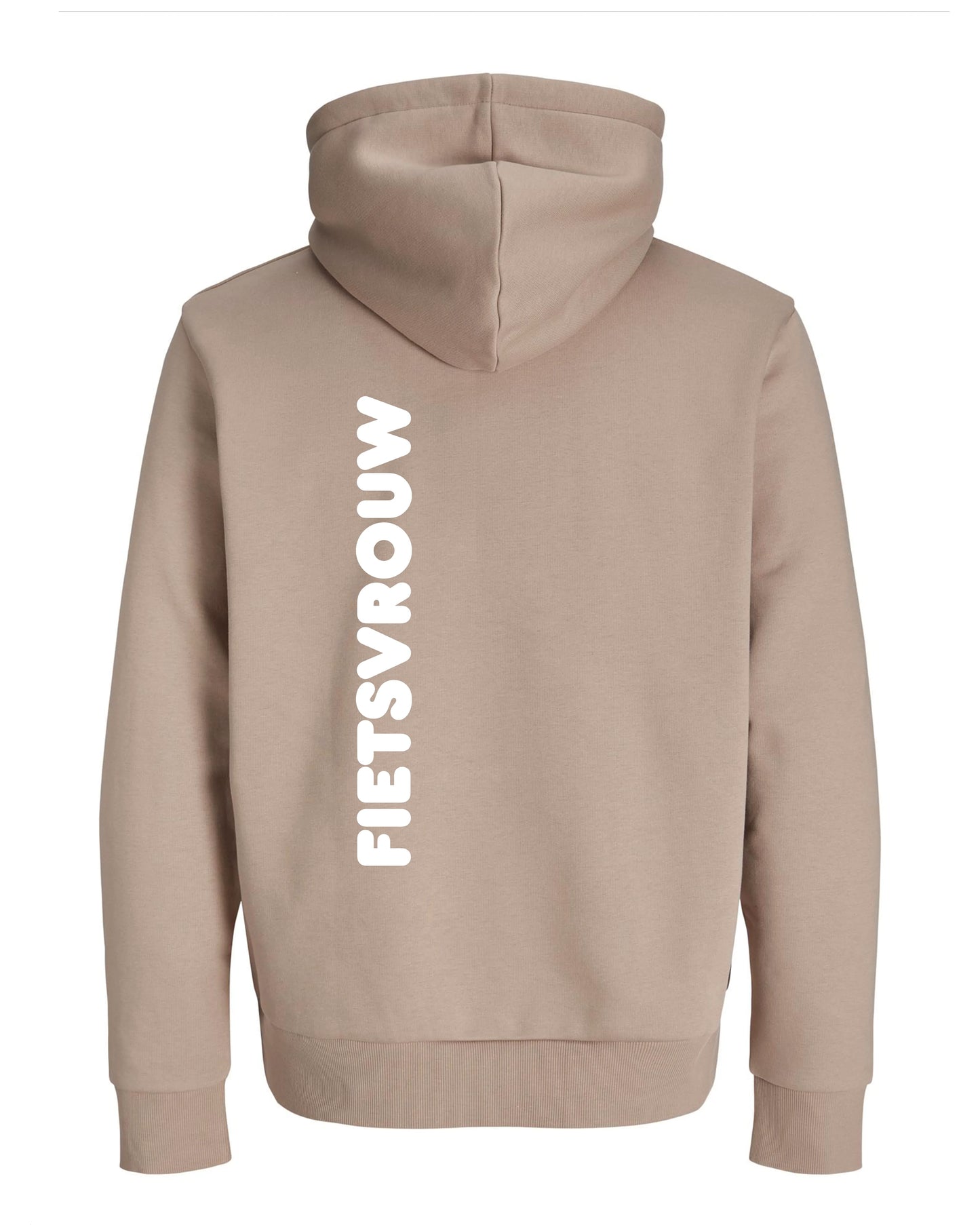 Fietsvrouw -Bruin Hoodie 400 g/m2