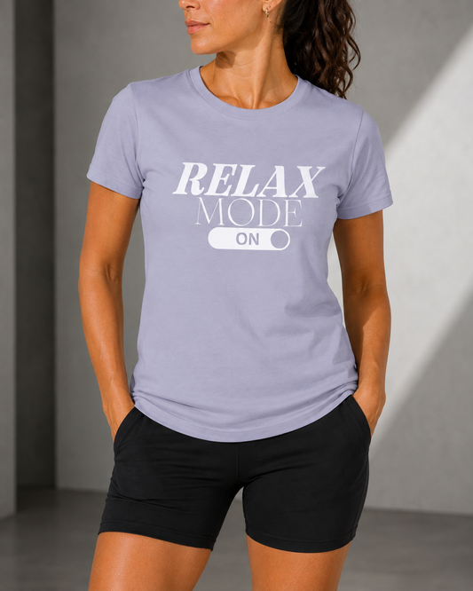 RelaxMode=ON - T-shirt - Lavendel | OP VOORRAAD