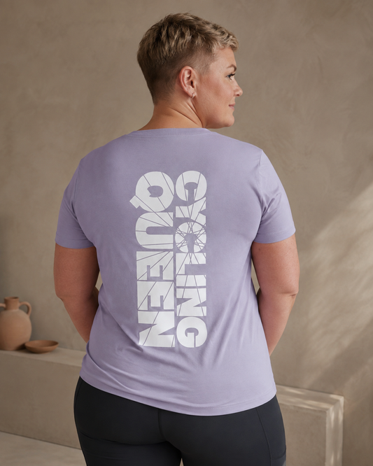 Cycling Queen - T-shirt - Lavendel