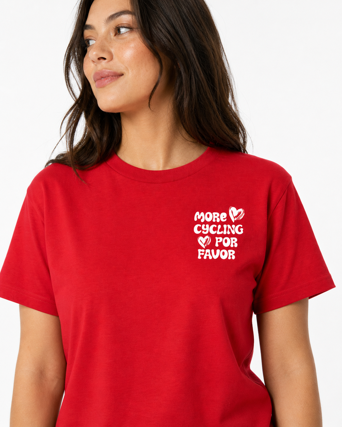 More Cycling Por Favor T-shirt Rood