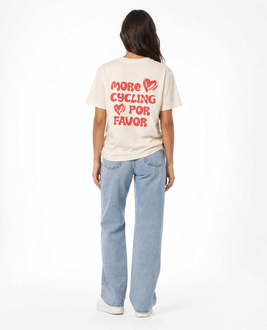 More Cycling Por Favor T-shirt Wit