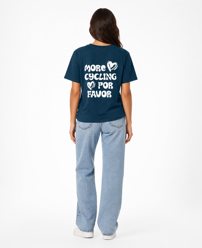More Cycling Por Favor T-shirt Groen