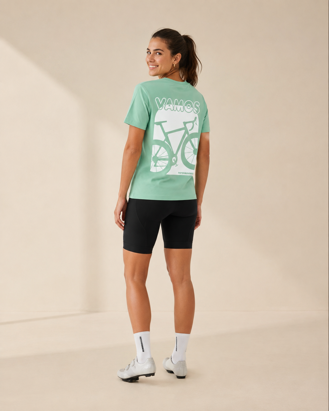 VAMOS - T-shirt - Groen