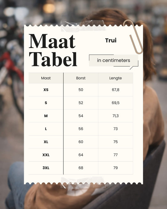 Fietsvrouw Club Logo – Trui – Bruin