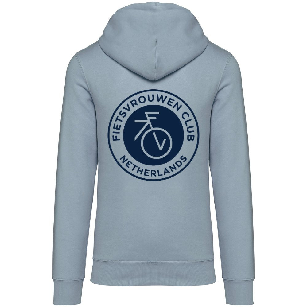 Fietsvrouwen Club Hoodie Lichtblauw