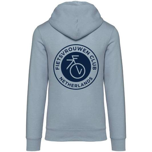 Fietsvrouwen Club Hoodie Lichtblauw