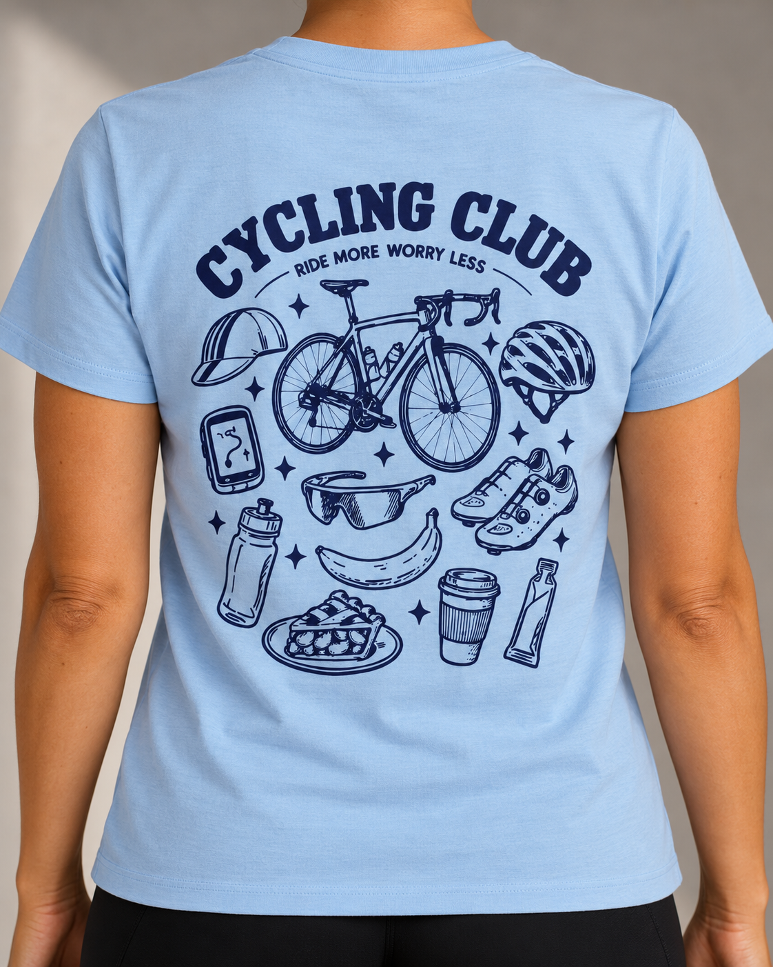 Cycling Club – Tshirt - Verschillende kleuren