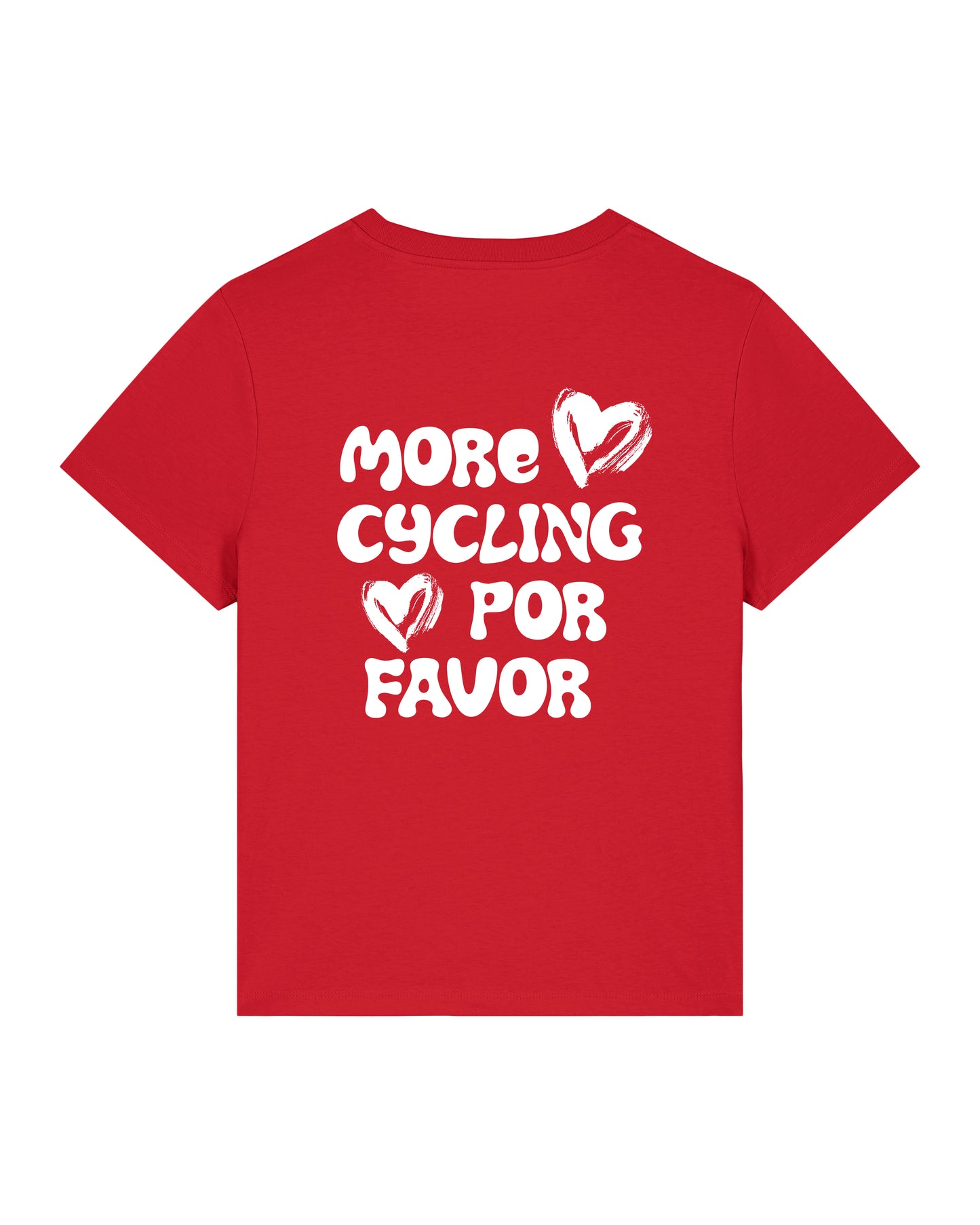 More Cycling Por Favor T-shirt Rood