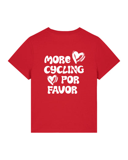 More Cycling Por Favor T-shirt Rood