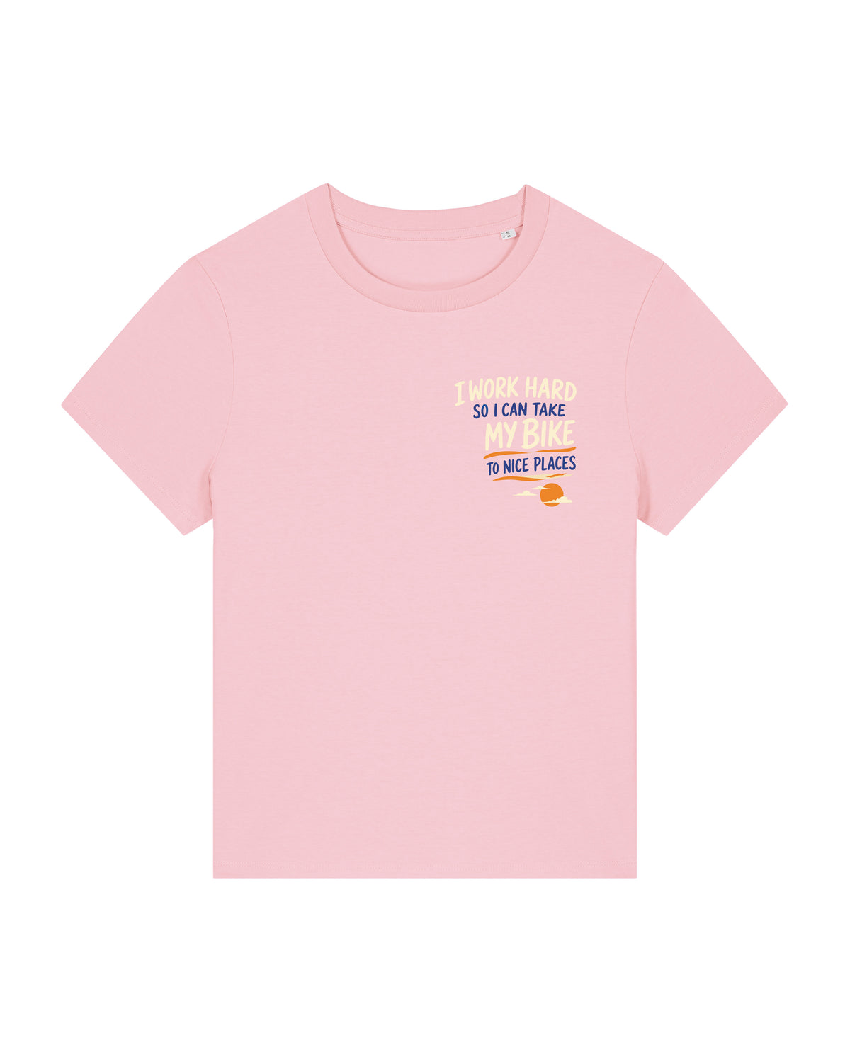 Work hard to Ride my Bike – Tshirt - Verschillende kleuren