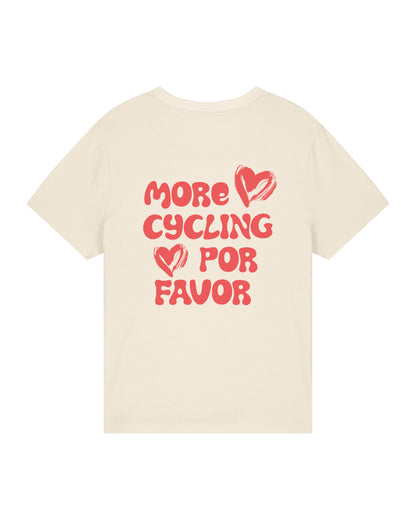 More Cycling Por Favor T-shirt Wit