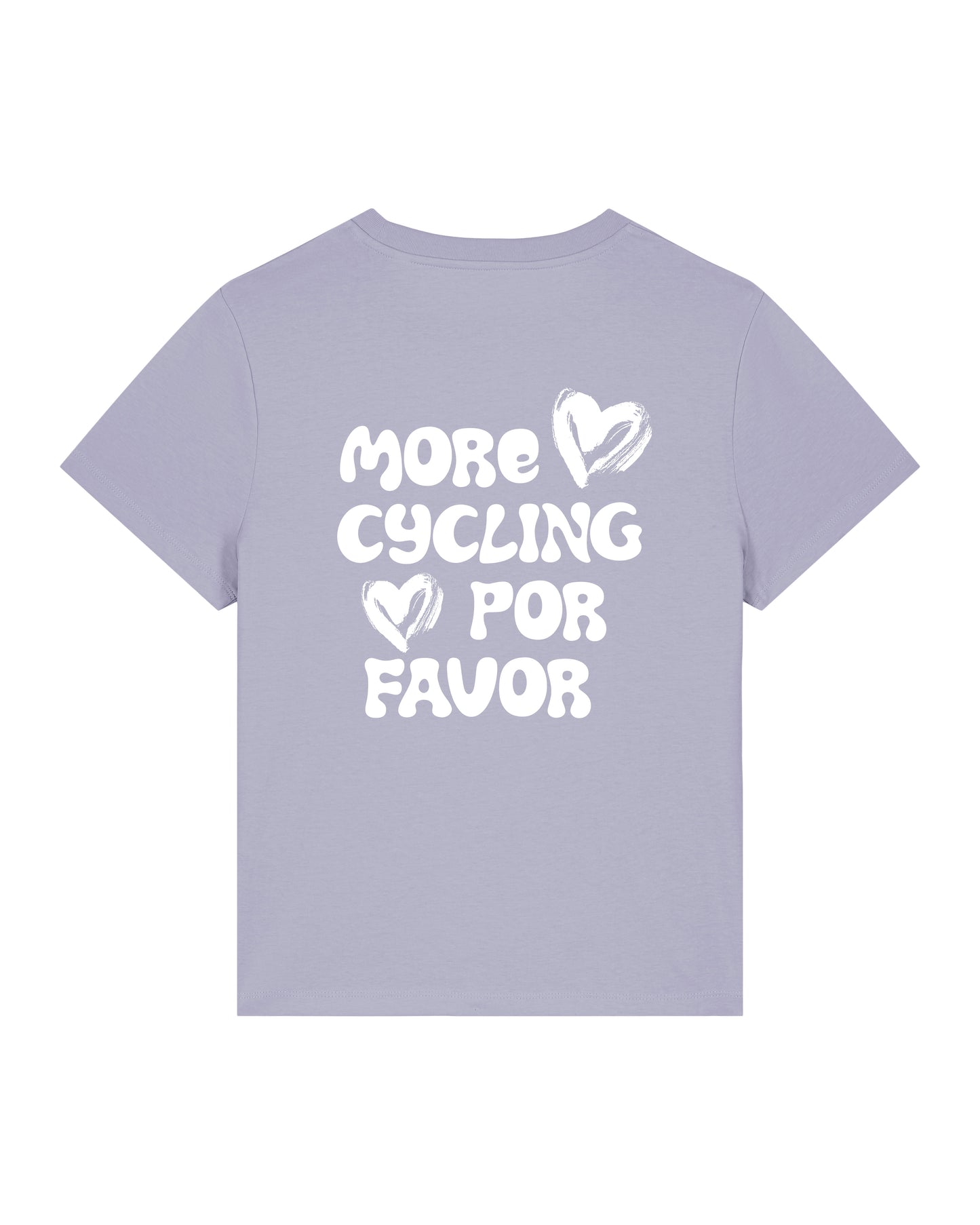 More Cycling Por Favor T-shirt Lavendel