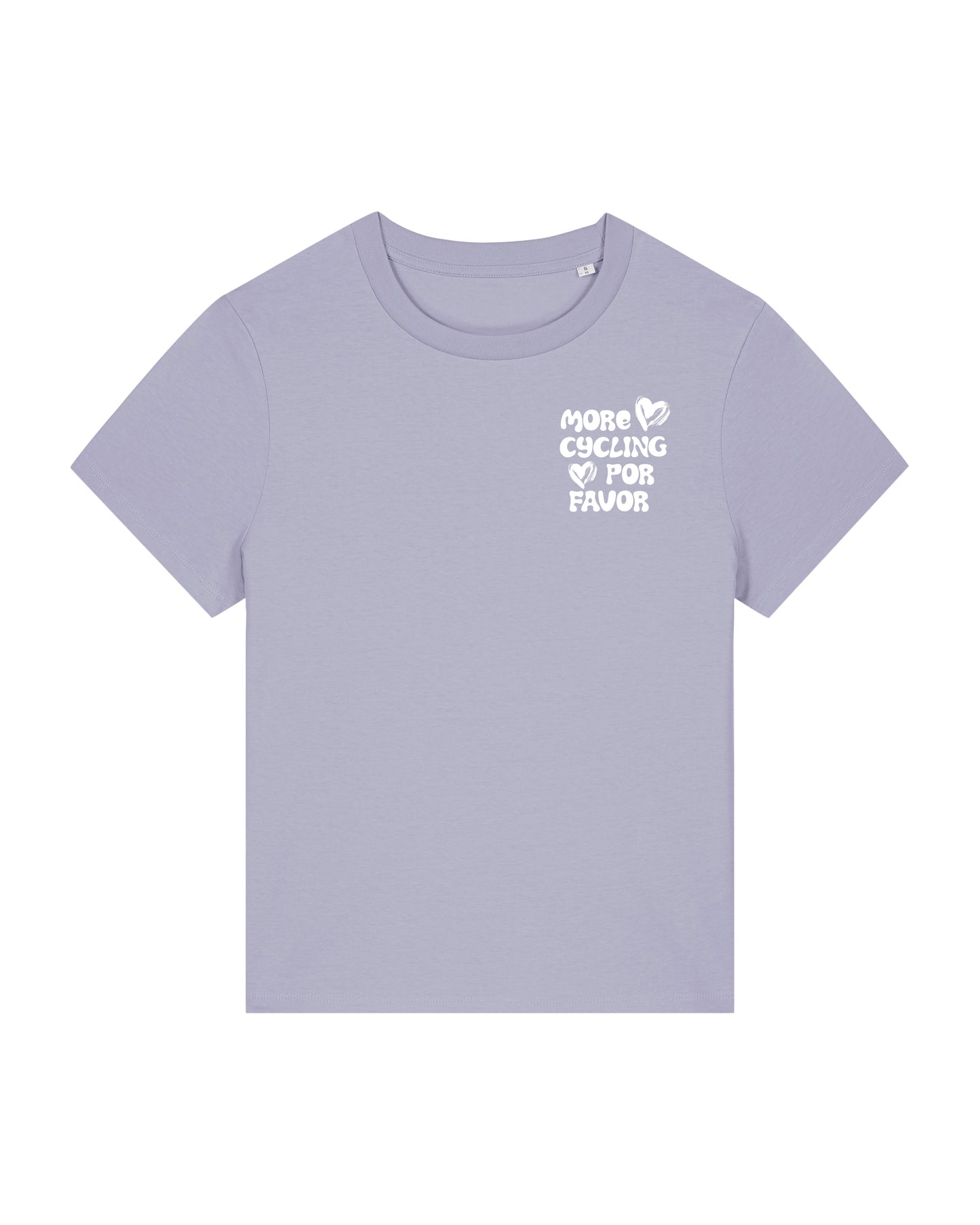 More Cycling Por Favor T-shirt Lavendel