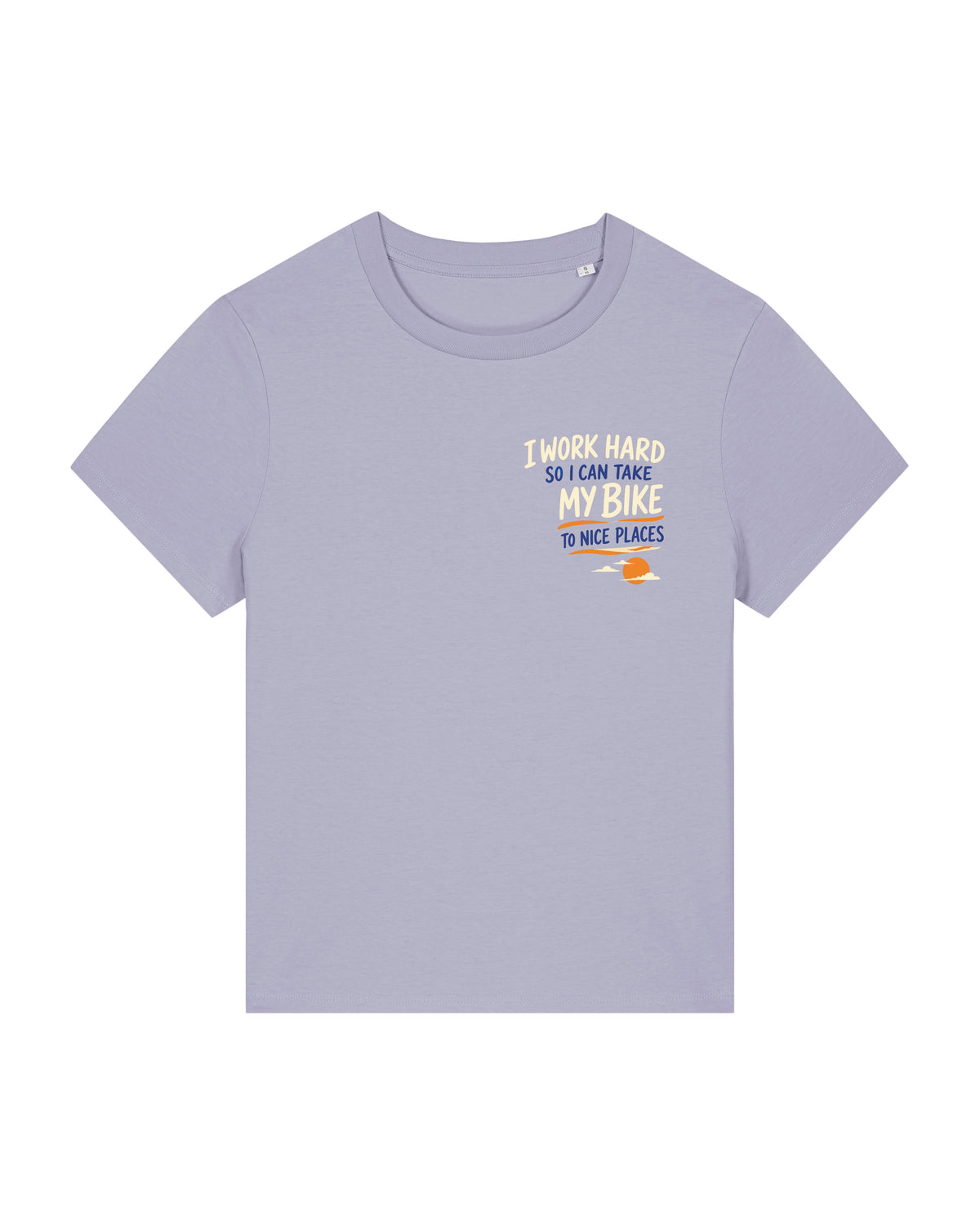 Work hard to Ride my Bike – Tshirt - Verschillende kleuren