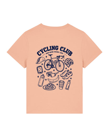 Cycling Club T-shirt – Fraiche Peche – achterkant