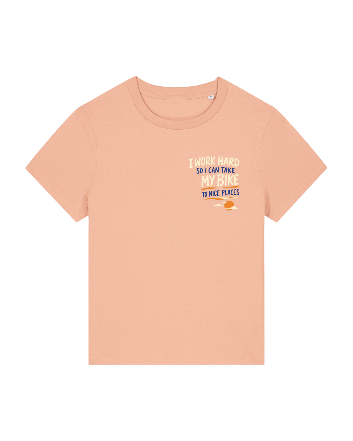 Work hard to Ride my Bike – Tshirt - Verschillende kleuren