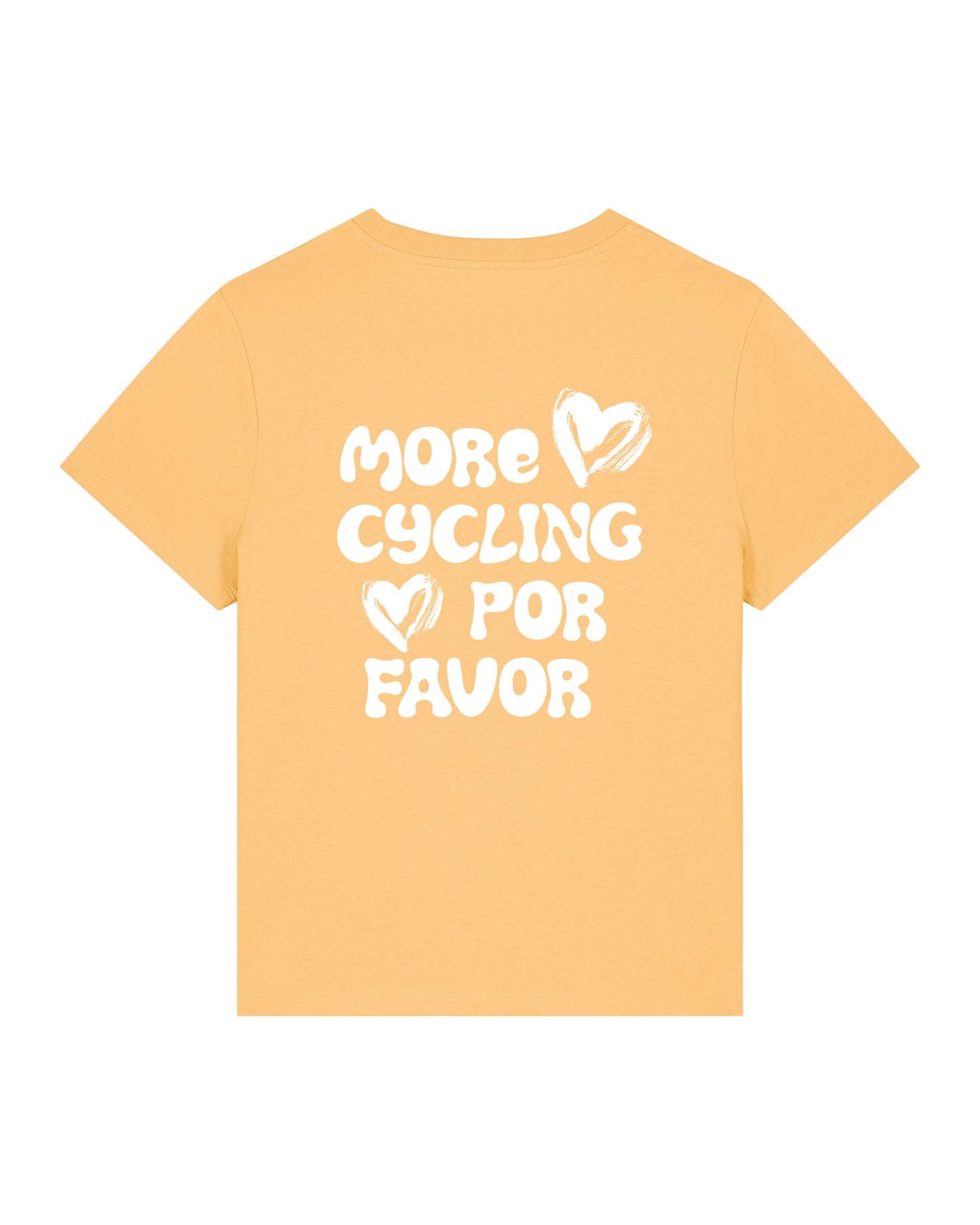 More Cycling Por Favor T-shirt Geel