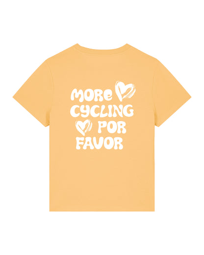 More Cycling Por Favor T-shirt Geel
