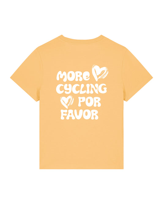More Cycling Por Favor T-shirt Geel