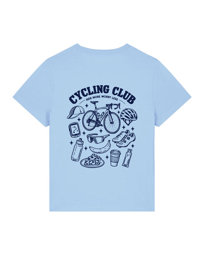 Cycling Club T-shirt – Blue Soul – achterkant