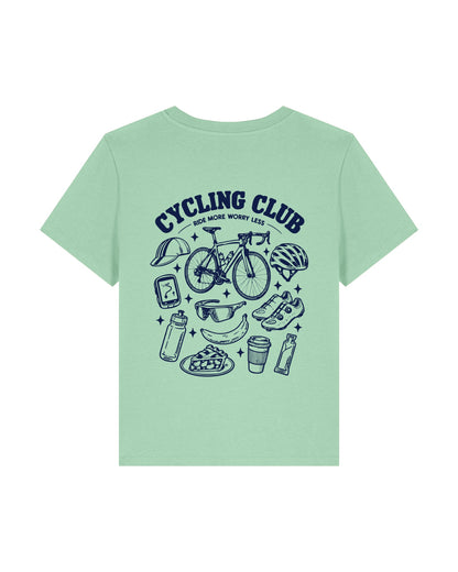 Cycling Club T-shirt – Misty Jade – achterkant